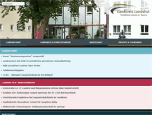 Tablet Screenshot of landkreis-landshut.de